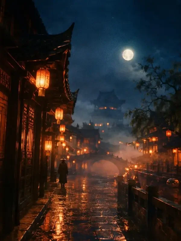 长安夜市奇谈 - 红果魔改短剧 《长安夜市奇谈》短剧封面,古装题材